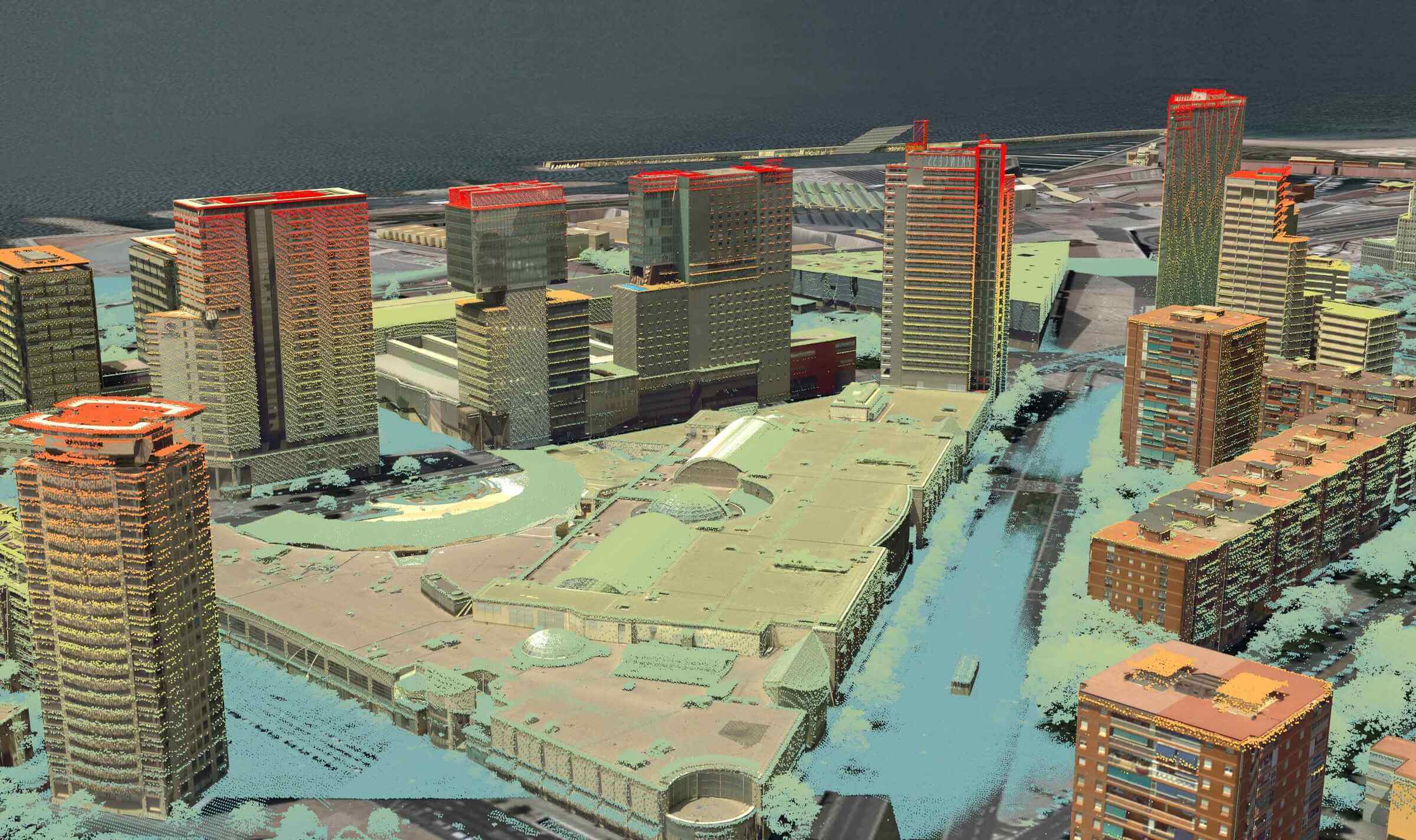 3D city model created with Leica RealCity LiDAR and imagery 4 11zon